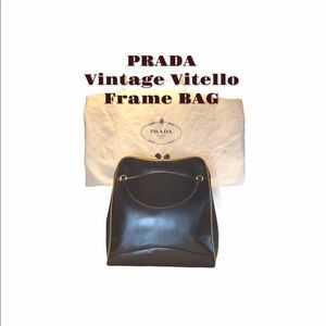 PRADA Vintage Vitello Frame bag - RARE